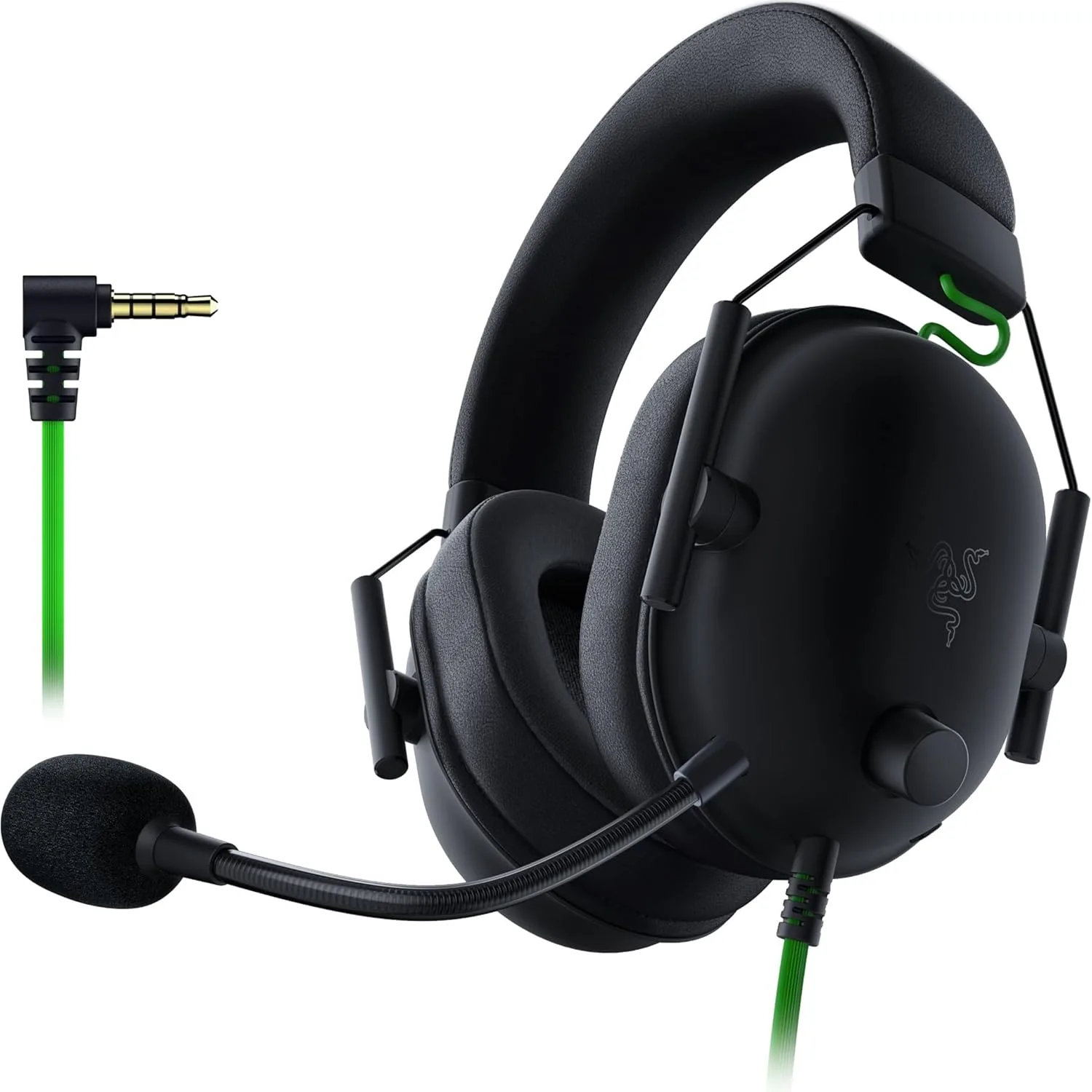 Razer BlackShark V2 X Wired PC Gaming Headset,3.5mm Audio Jack, Black