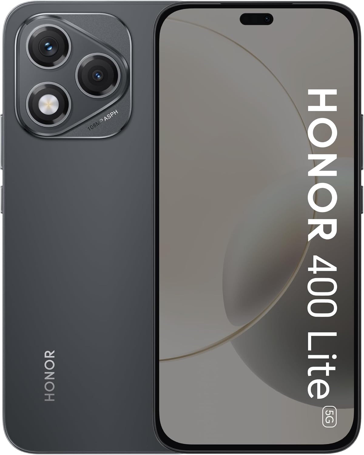 Honor 400 Lite 5G - 8GB RAM 256GB ROM, 108MP Motion Detection Camera, 120Hz 6.7" AMOLED Display, Velvet Black
