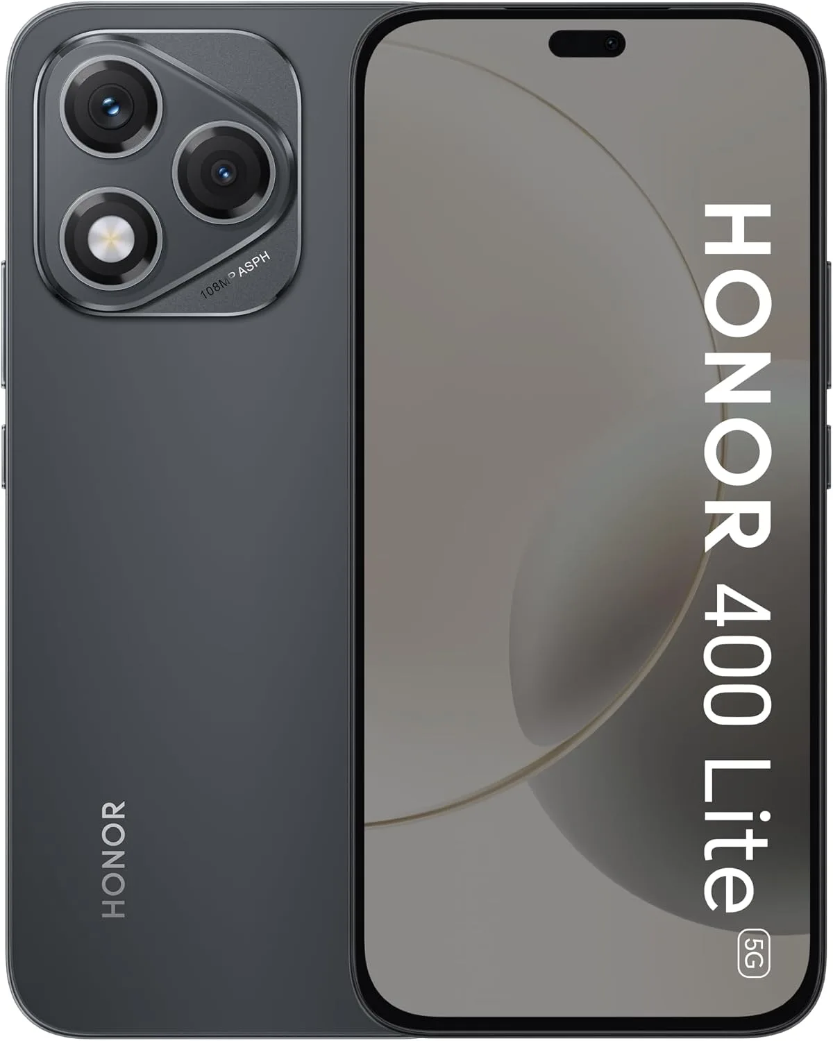 Honor 400 Lite 5G - 8GB RAM 256GB ROM, 108MP Motion Detection Camera, 120Hz 6.7" AMOLED Display, Velvet Black