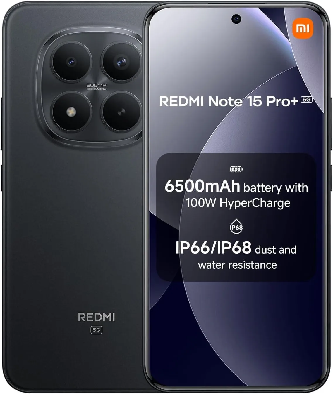 Brand New - Xiaomi Redmi Note 15 Pro+ 5G Dual Sim 12GB RAM 512GB - Black