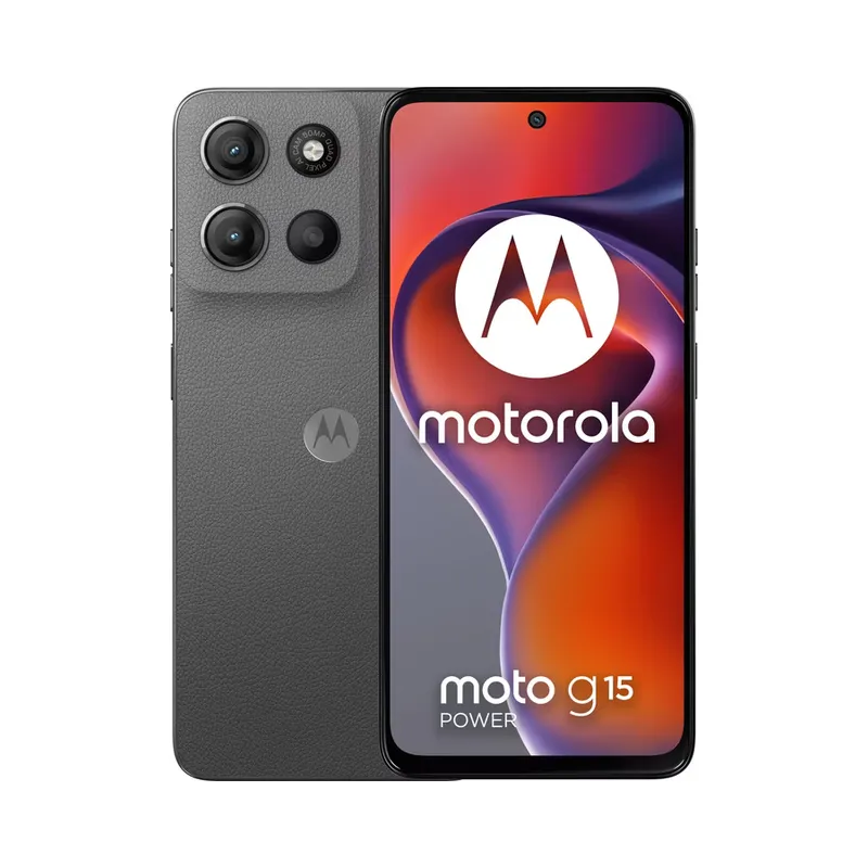 Motorola Moto G15 Power 8GB+256GB, Dual Camera 50 5MP Flicker Sensor, Display 6.72" FHD+ 60Hz, Battery 6000mAh, Gray