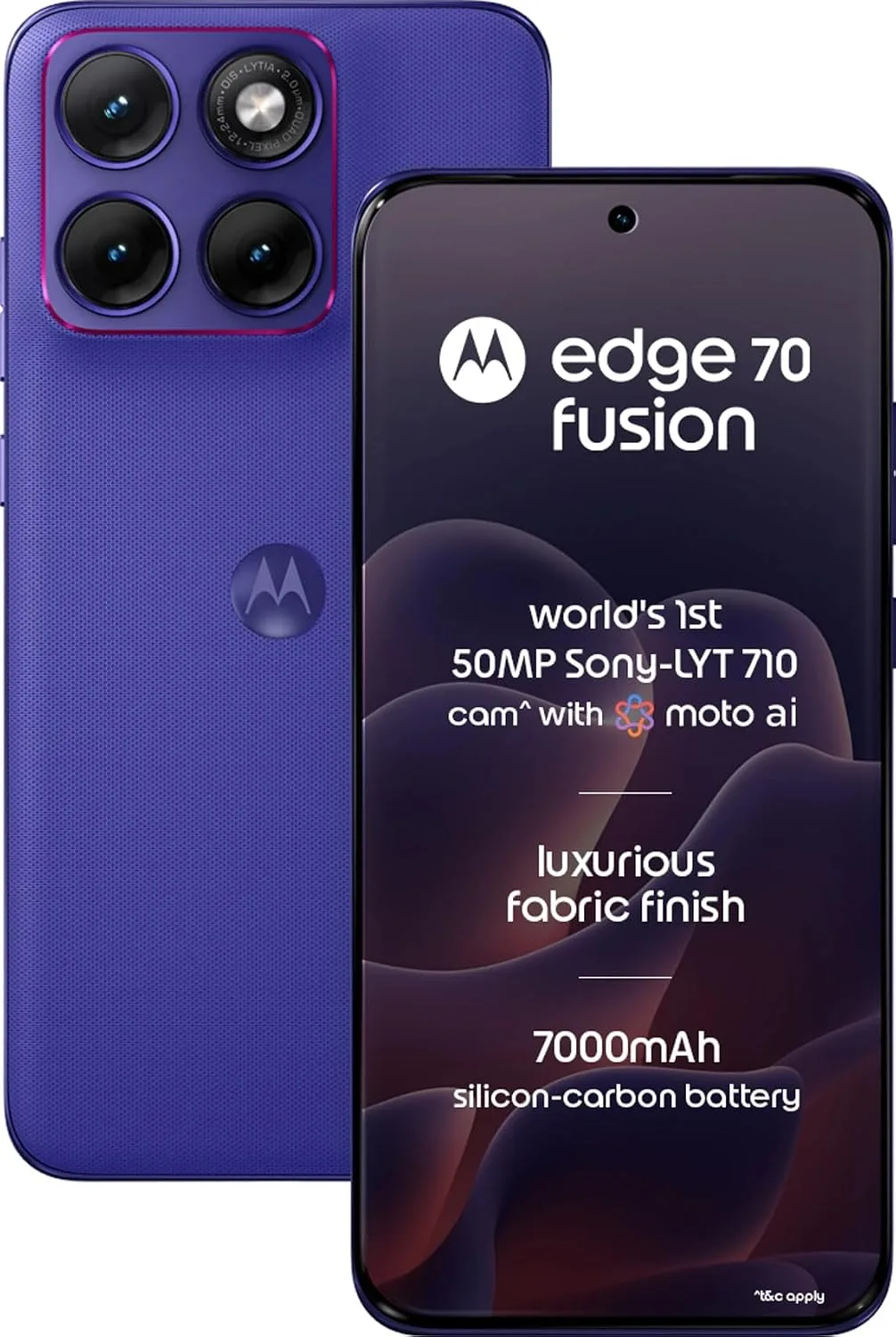 Motorola Edge 70 Fusion 5G Pantone Orient Blue, 8-256GB Storage - Brand New