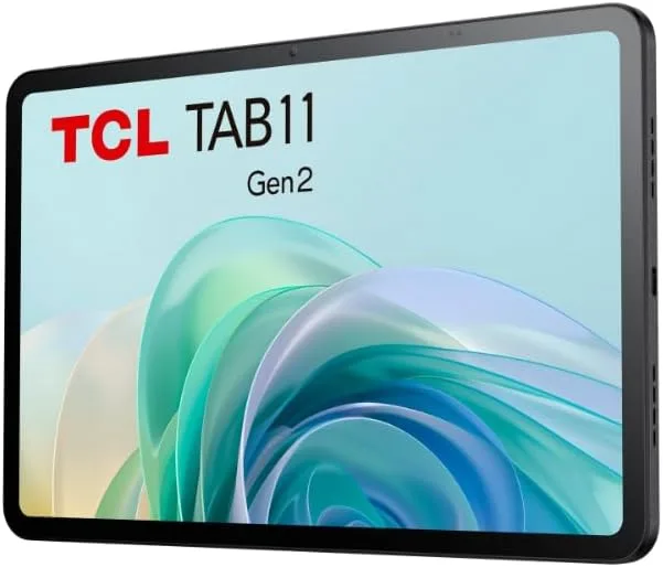 TCL Tab 11Gen 2 - Wi-FI Tablet 10.95 Screen, FHDplus Octa-Core 12GB RAM, 256GB ROM Battery 8000mAh with Fast Charge 18W, Android 14, Battery Charger Included, Grey